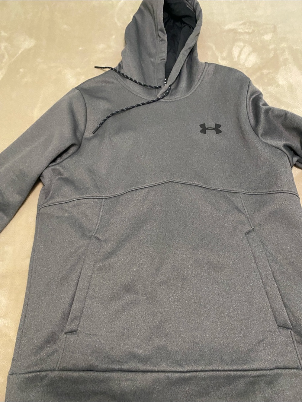 Under Armour Men's Charcoal/Black Pullover Hoodie